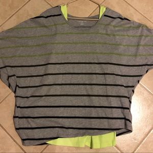 Lane Bryant Batwing Striped Top w/Tank